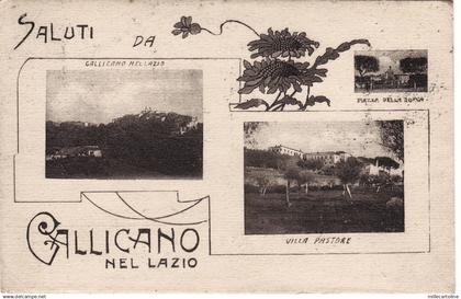 #GALLICANO NEL LAZIO: SALUTI DA-  1921