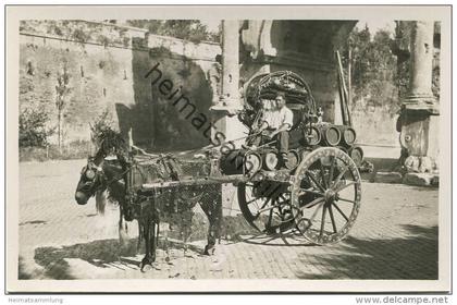 Roma - Carro de Vino - Fotografia - Foto-AK - Ediz. Brügner Roma