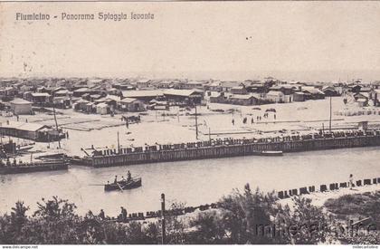 * FIUMICINO - Panorama Spiaggia Levante 1925