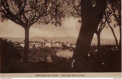 #GALLICANO NEL LAZIO: VISTO DALLA VILLA CECCHINI