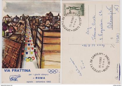 #ROMA: VIA FRATTINA PER I GIOCHI OLIMPICI DI ROMA 1960