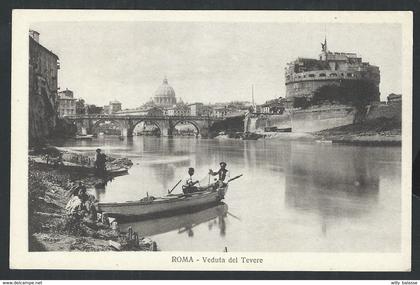 +++ CPA - Italie  Italia - ROMA - Veduta del Tevere  //