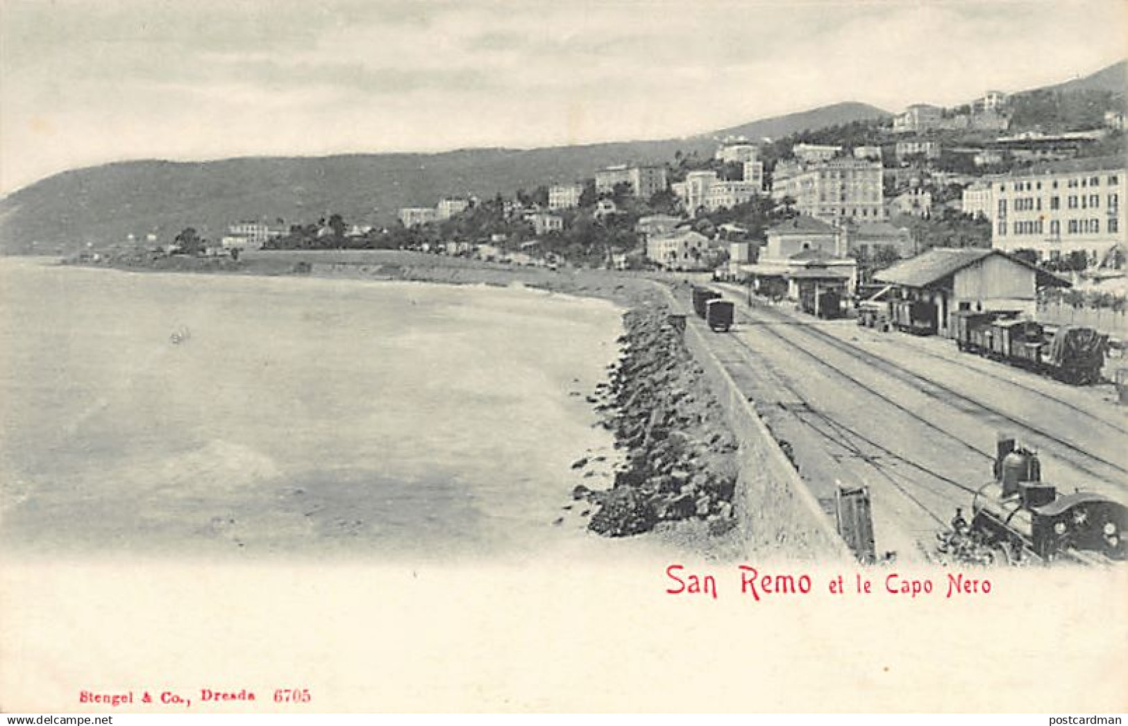 Italia - SAN REMO - Stazione - Capo Nero