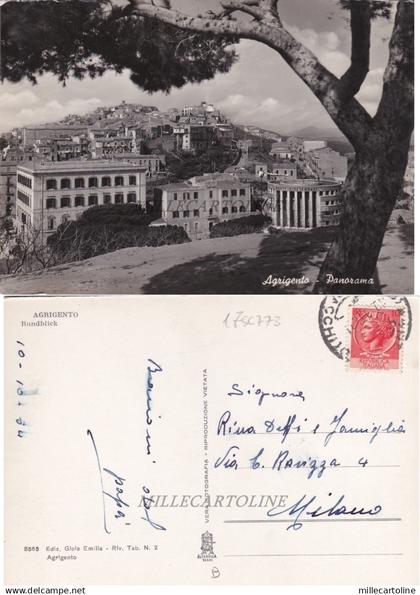 AGRIGENTO: Panorama    1954