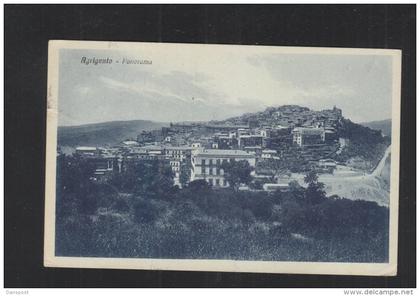 Cartolina Agrigento Panorama 1931