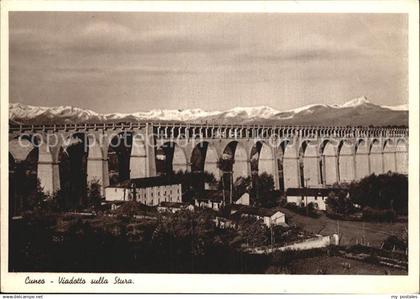 42586521 Cuneo Viadotto sulla Stura Viadukt Alpenkette Cuneo