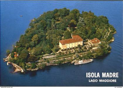 70600344 Isola Madre Lago Maggiore Isola Madre Lago Maggiore Fliegeraufnahme