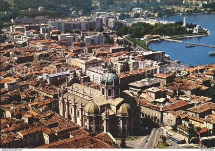 72223889 Como Lago di Como Fliegeraufnahme mit Kirche Como Lago di Como