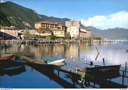 72448134 Sarnico Lombardia Blick vom Hafen aus Sarnico Lombardia