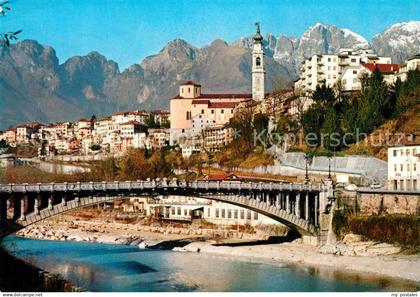 73147257 Belluno Panorama Ponte della Vittoria sul fiume Piave Belluno