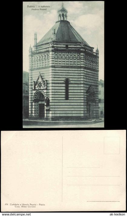 Cartolina Pistoia Pistoia 11 Battistero 1912