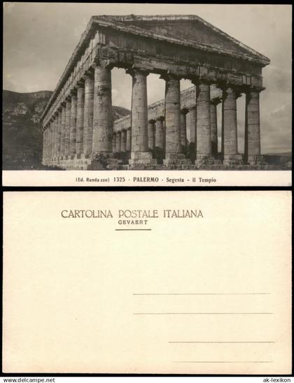 Cartoline Palermo Palermo (Palermu) Segesta Il Tempio 1930