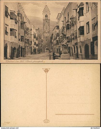 Sterzing Vipiteno Vipiteno Strassen Ansicht Strada principale 1920