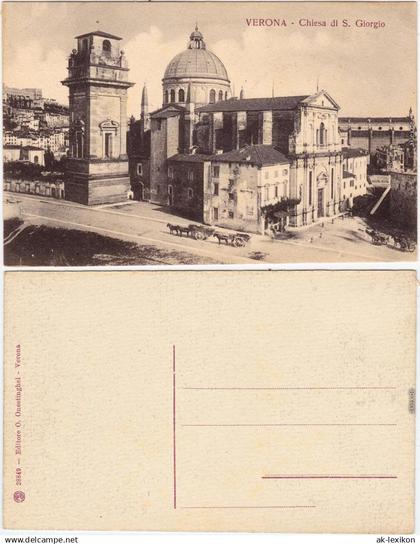 Verona Verona St. Giorgio Kirche Ansichtskarte 1914