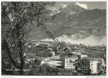 Aosta - Panorama - Foto-AK Grossformat - Vera Fotografia - Ediz. Libreria Brivio Aosta