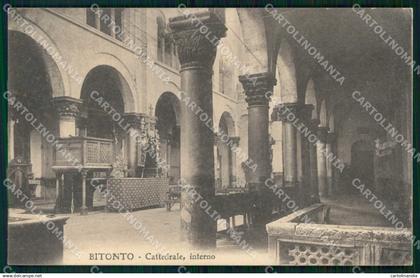 Bari Bitonto Interno della Cattedrale cartolina RB6436