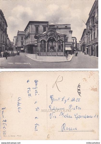 TRANI: PIAZZA LIBERTA'    1952