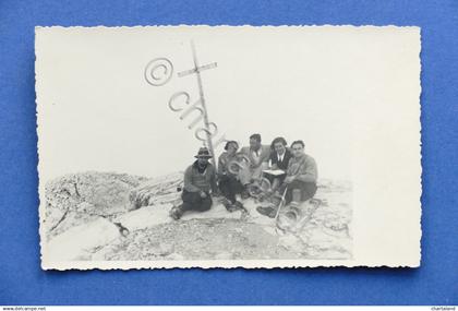 Cartolina Montagna - Cima Civetta - Gruppo persone - 1937.