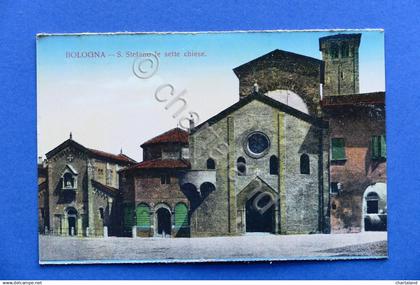 Cartolina Bologna - S. Stefano le sette chiese - 1915 ca.