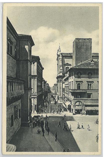 Cartolina - Bologna Via Dell'Indipendenza - animata - Emilia Romagna