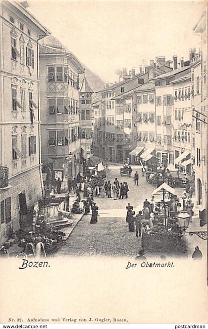 BOLZANO Bozen - Il mercato della frutta - Der Obstmarkt