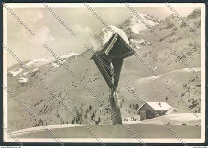 Bolzano Rifugio Corsi PIEGHINE foto FG cartolina ZF1139