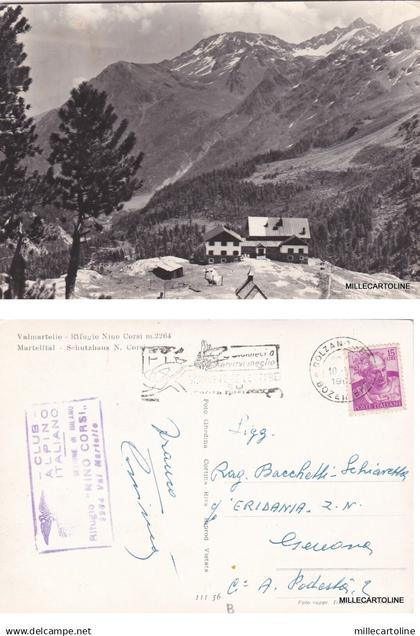 # VALMARTELLO - RIFUGIO NINO CORSI  C.A.I. sez. Milano  1962