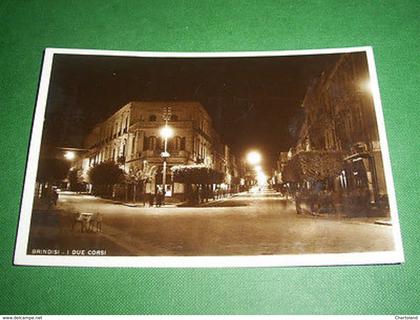 Cartolina Brindisi - I due corsi 1940