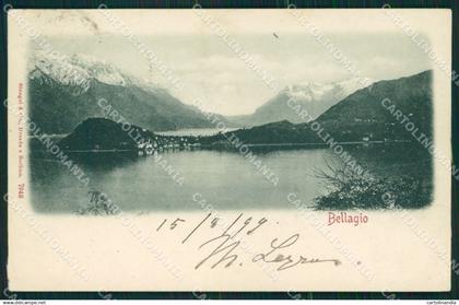 Como Bellagio Lago di Como PIEGHINE cartolina MT2213