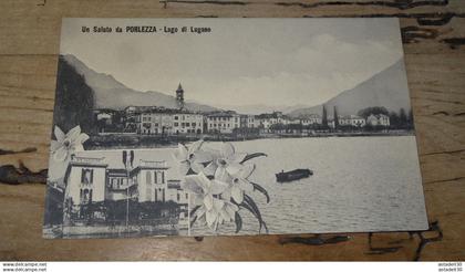 Un saluto de PORLEZZA, lago di Lugano ........................ 231015 ................16364