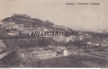 COSENZA:  Panorama e Castello