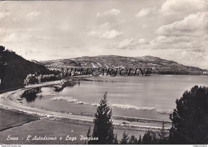 ENNA:  L'Autodromo e Lago Pergusa    1960