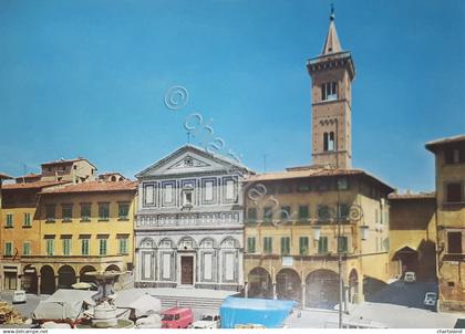 Cartolina - Empoli - Piazza Farinata degli Uberti e Duomo - 1950 ca.