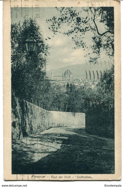 CPA - Carte postale - Italie - Firenze - Florence - Viali dei Colli - Solitudine  (CP1176)