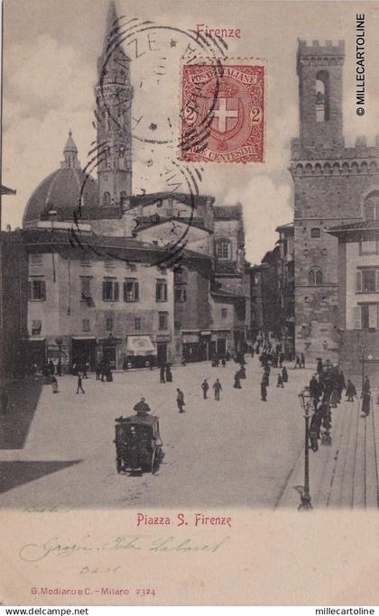 # FIRENZE:  PIAZZA S. FIRENZE  1901