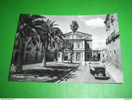 Cartolina Cerignola ( Foggia ) - Teatro Mercadante 1953