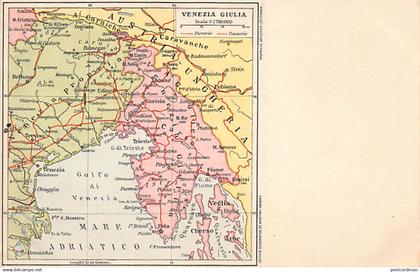 Venezia Giulia - Carta geografica della regione