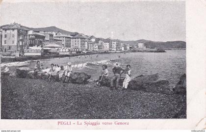 GENOVA - Pegli - Spiaggia verso Genova