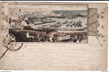 #GENOVA: RICORDO DI GENOVA LATO SUD - 1897 - GRUSS