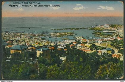 GENOVA vintage postcard Genoa Italy