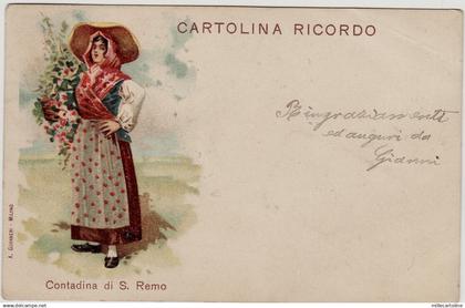 #SAN REMO: COSTUME - CONTADINA DI S. REMO