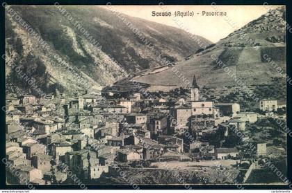 L'Aquila Scanno cartolina JK0973