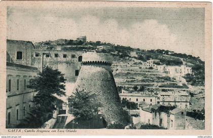 # GAETA: CASTELLO ARAGONESE CON TORRE ORLANDO 1934