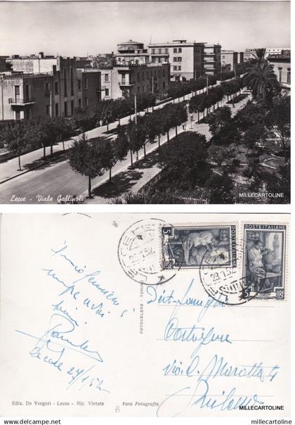 # LECCE: VIALE GALLIPOLI  1952