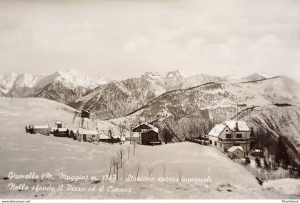 Cartolina - Giumello ( M. Muggio ) - Stazione Sports Invernali - 1955