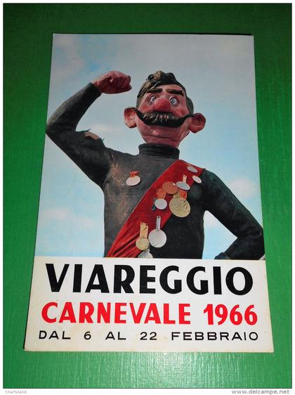 Cartolina Viareggio - Carnevale 1966 - Grandi Corsi Mascherati