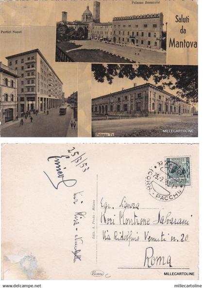 MANTOVA: Saluti da Mantova - 3 vedute    1953