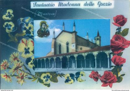 p34 cartolina mantova citta'  mantova santuario madonna delle grazie