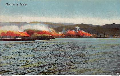 MESSINA - Messina in fiamme