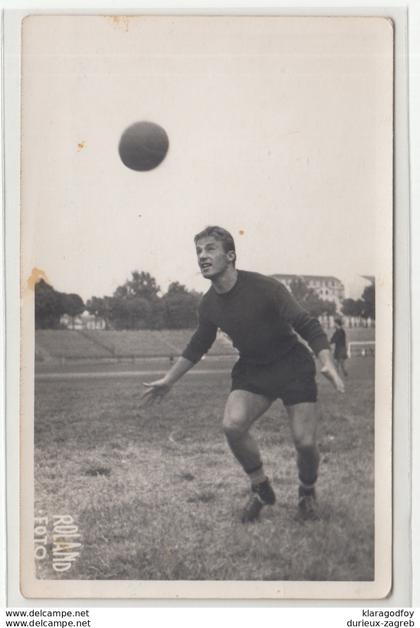 Milano - Milan footbal player? - old photo - Agenzia Foto Rolando-Milano b200125